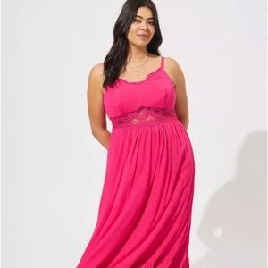 Torrid Lace Inset Maxi Dress